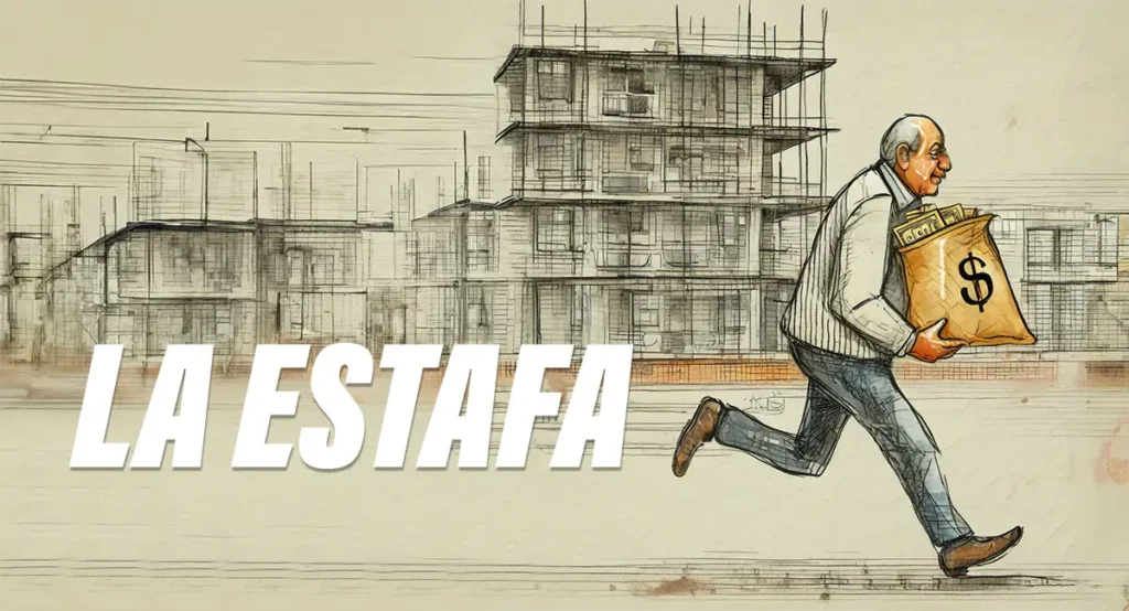 Josu Ander Dondiz estafa. Se lleva nuestro dinero.